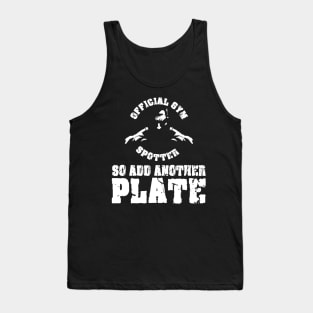 Gym Spotter Plate Tank Top